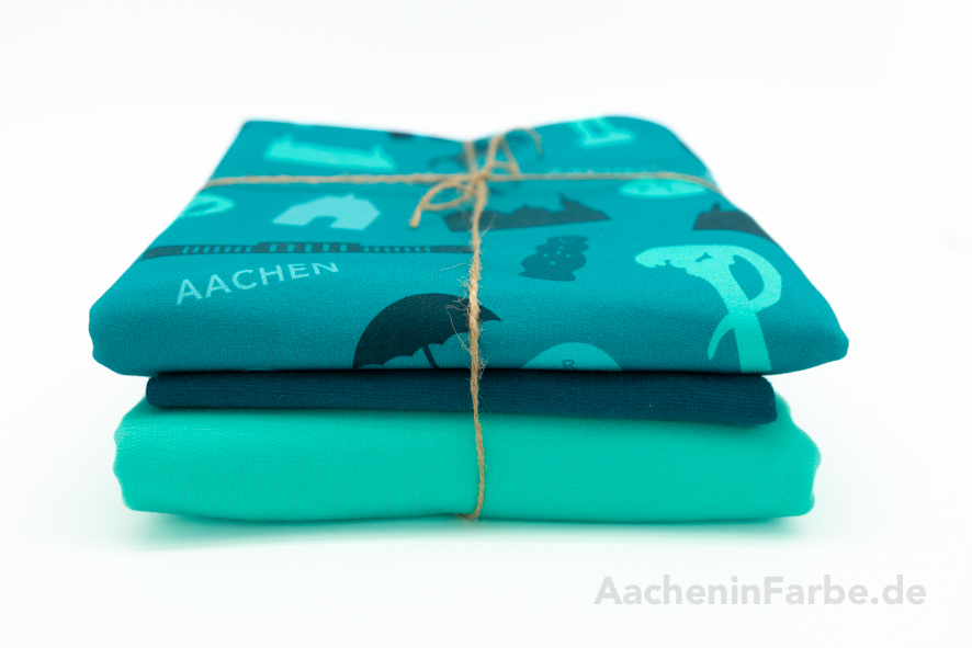 FT Stoff-Paket "Typisch Aachen", mint, S (ohne Panel)